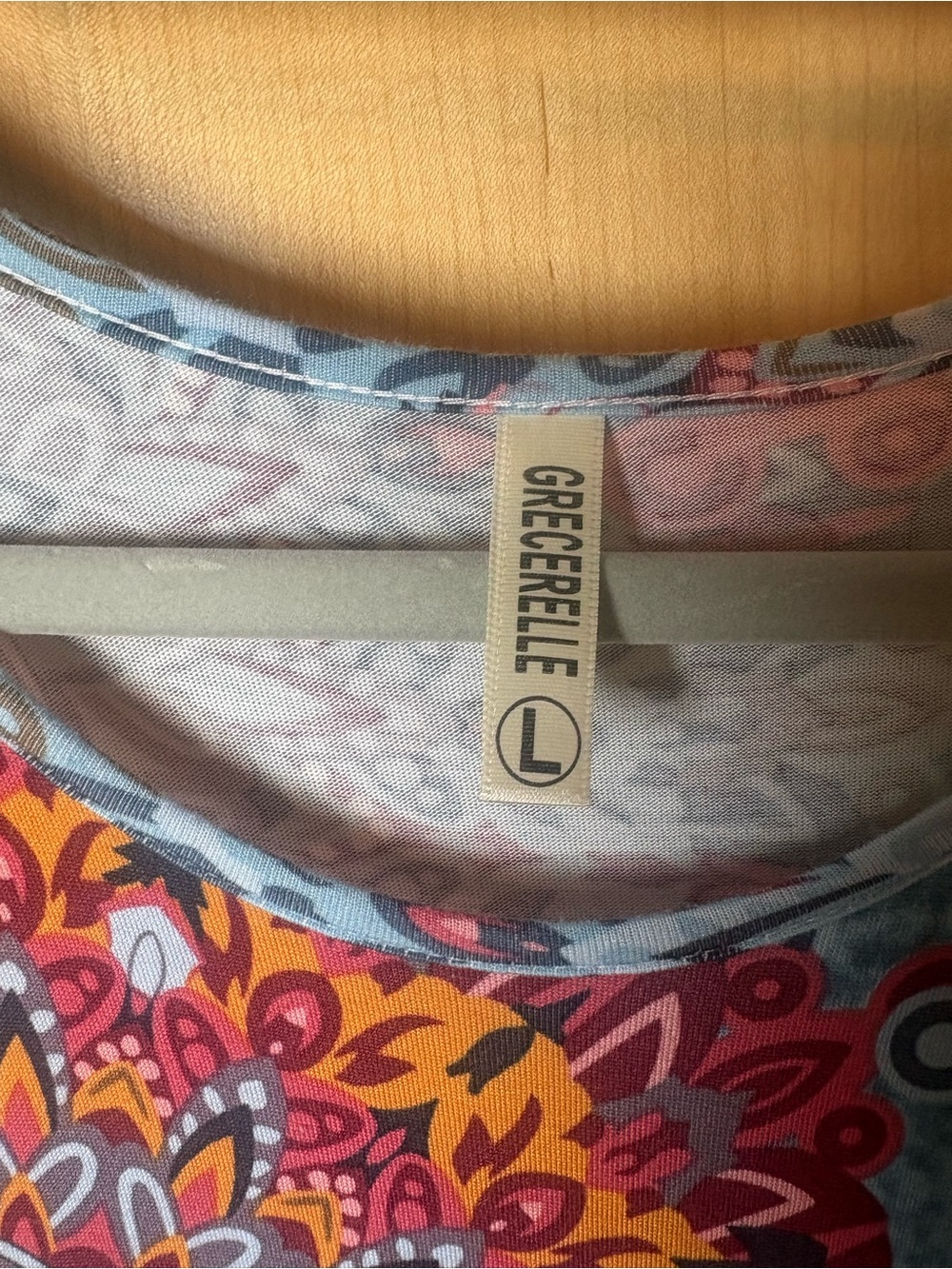 Grecerelle Boho Maxi Dress Large Colorful Mandala Print 59” Long - Picture 6 of 12